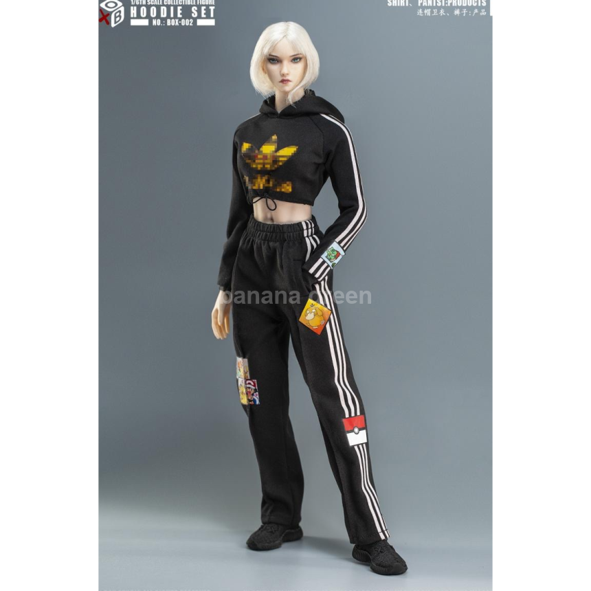 BOX STUDIO BOX-002 여성 피규어 트레이닝복 커스텀 루즈 1/6