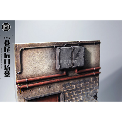 MMMTOYS M2215 피규어 골목 뒷문 배경 디오라마 1/12