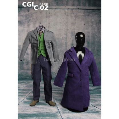 CGL토이즈 다크나이트 조커 피규어 의상 헤드 루즈 1/6 CGL C-02 12인치