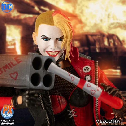 Mezco Toyz 메즈코 토이즈 1/12 할리퀸 PX 한정판 액션 피규어