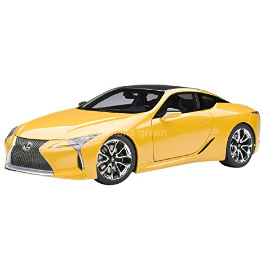 AUTOart 오토아트 1/18 렉서스 LC500 메탈릭 옐로우 인테리어 컬러 : 블랙
