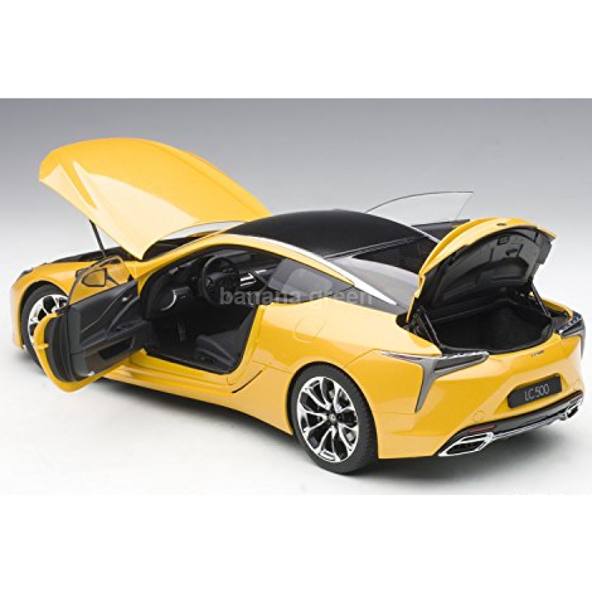 AUTOart 오토아트 1/18 렉서스 LC500 메탈릭 옐로우 인테리어 컬러 : 블랙