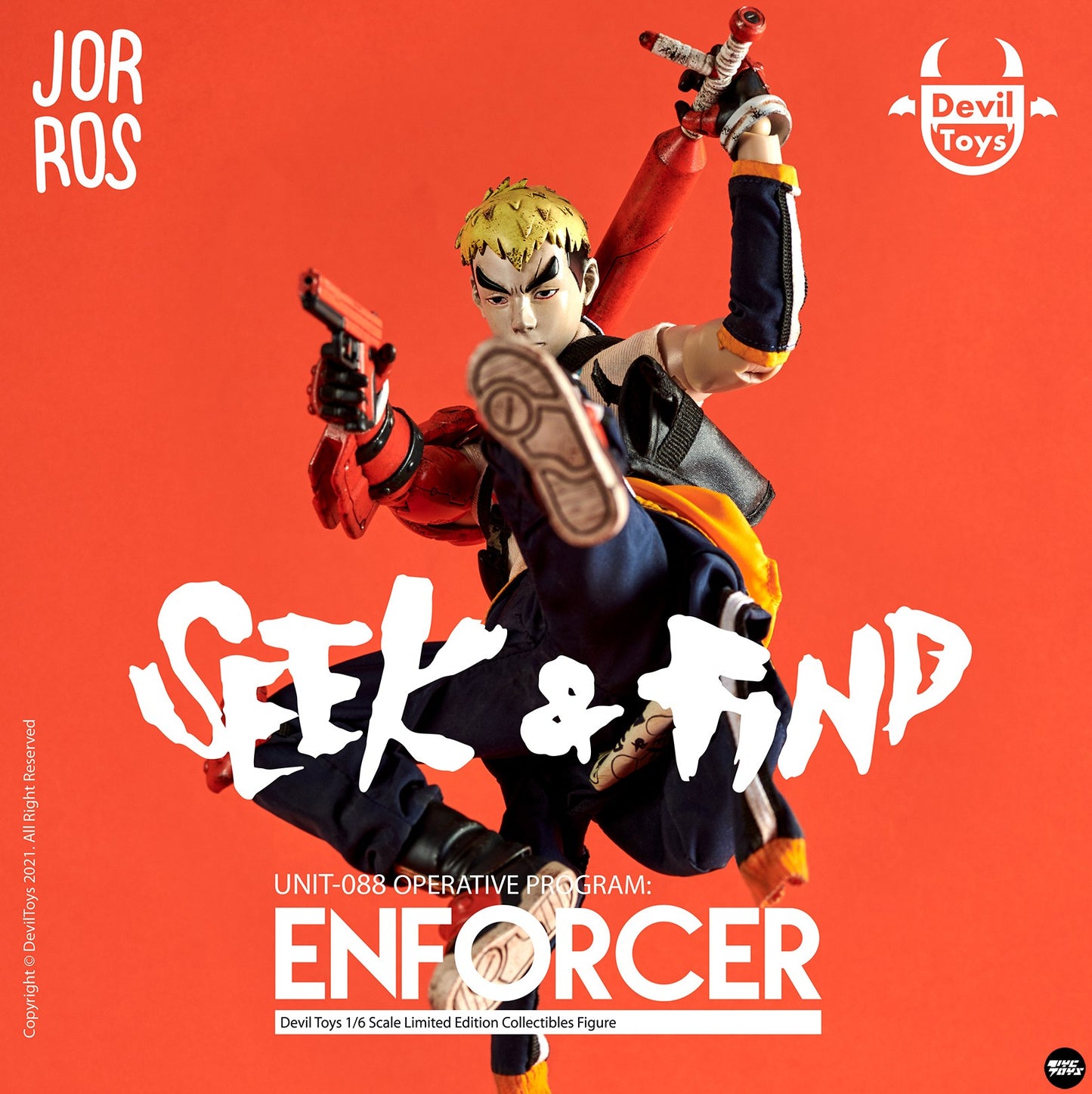 (출시 소량)데블토이즈 Devil Toys Unit 088 1/6 JorRos SEEK FIND ENFORCER