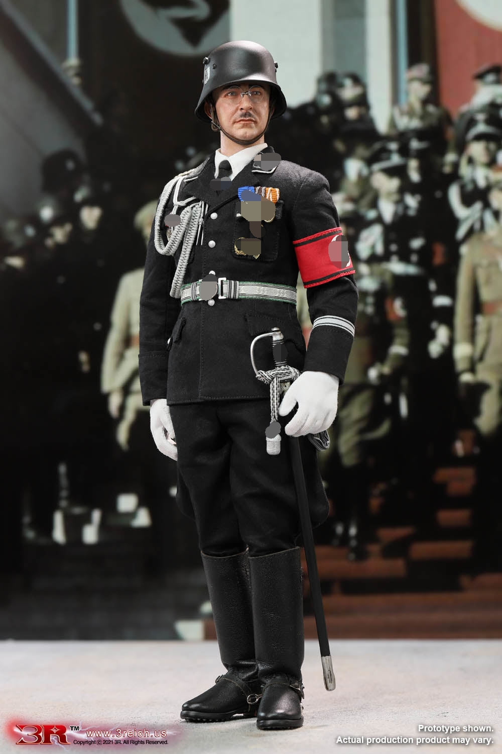 DID 1/6 게슈타포의 수장 루이트폴트 힘러 GM645 군복 제복 풀세트
