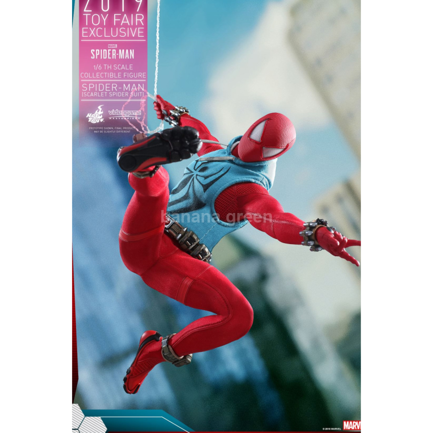 핫토이 HOTTOYS VGM34 마블 스파이더맨 1/6 스칼렛수트