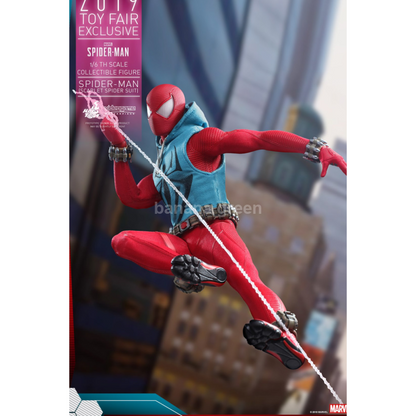 핫토이 HOTTOYS VGM34 마블 스파이더맨 1/6 스칼렛수트