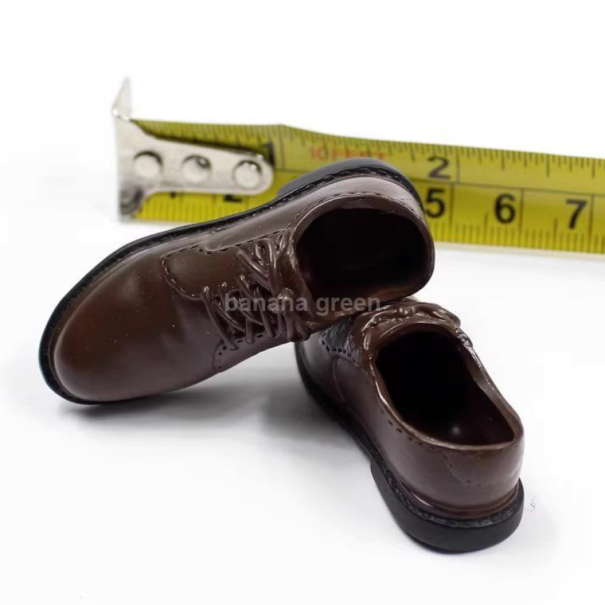 B16-31 1/6 남성피규어 브라운 구두 루즈