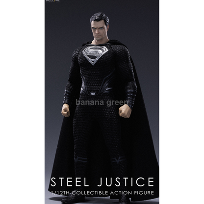 BMS BS03002 저스티스리그 1/12 블랙 슈퍼맨