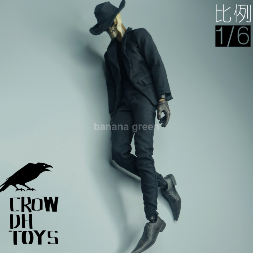 CROW TOYS 크로우 1/6 데스 슬림 블랙 수트 set