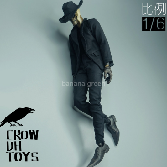 CROW TOYS 크로우 1/6 데스 슬림 블랙 수트 set