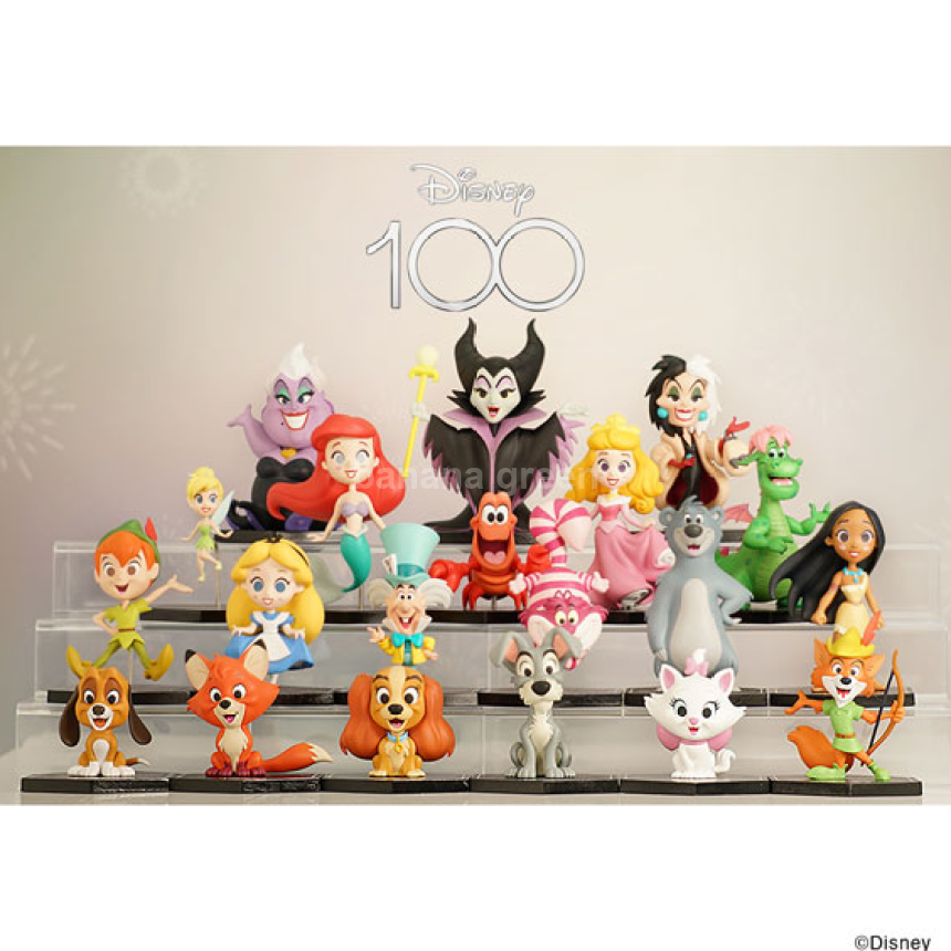 Disney100 디즈니100주년 미니 피규어 100종 컬렉션 컴플리트BOX