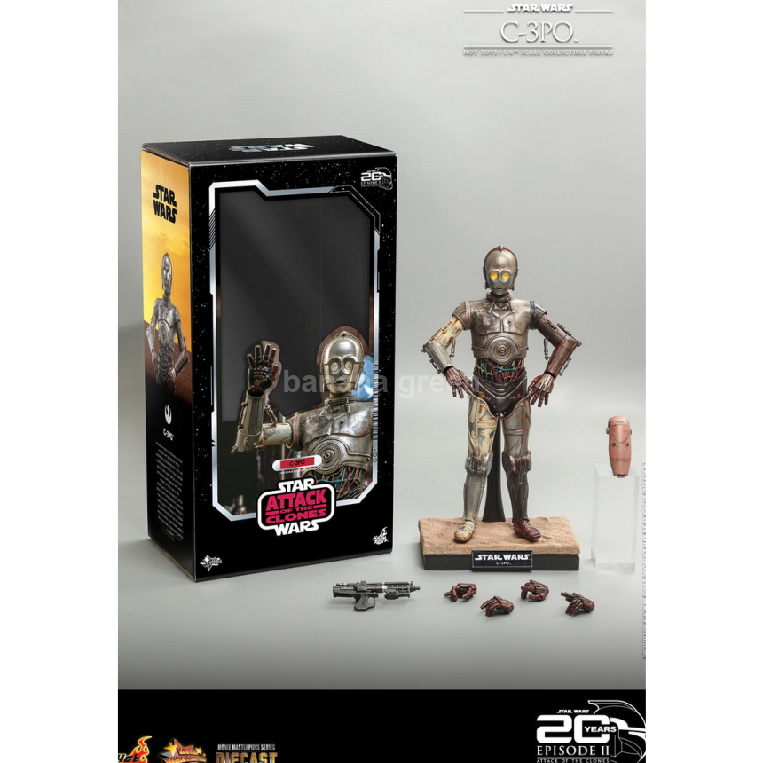 핫토이 Hot Toys MMS650 스타워즈 클론의 습격 C-3PO 로봇 1/6 피규어