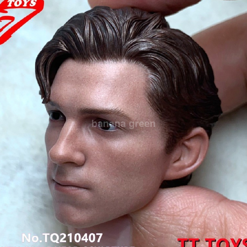 TTTOYS 1/6 스파이더맨 노웨이홈 톰홀랜드 피규어 헤드 TQ210407