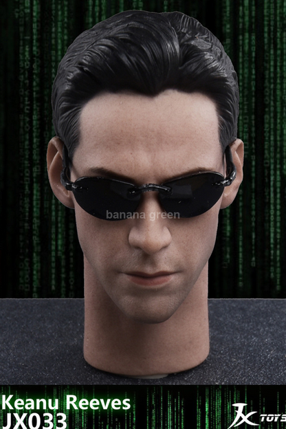 JXTOYS 1/6 매트릭스 네오 키아누리브스 피규어헤드 JX033