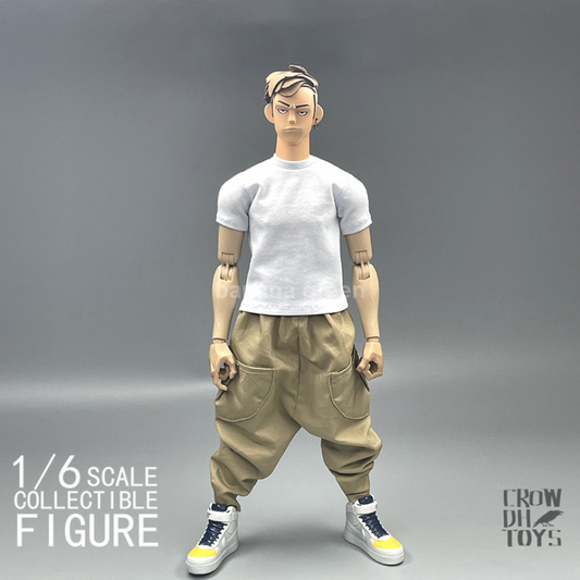 CROW TOYS 기본 반팔티 1/6 피규어 의상