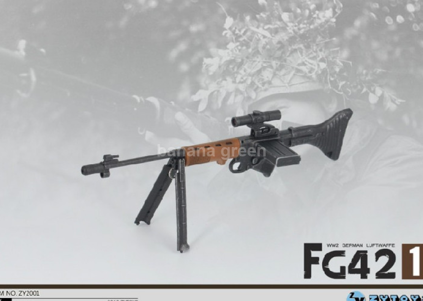 ZYTOYS 1/6 FG42 자동소총 밀리터리 피규어 루즈 소품 ZY2001