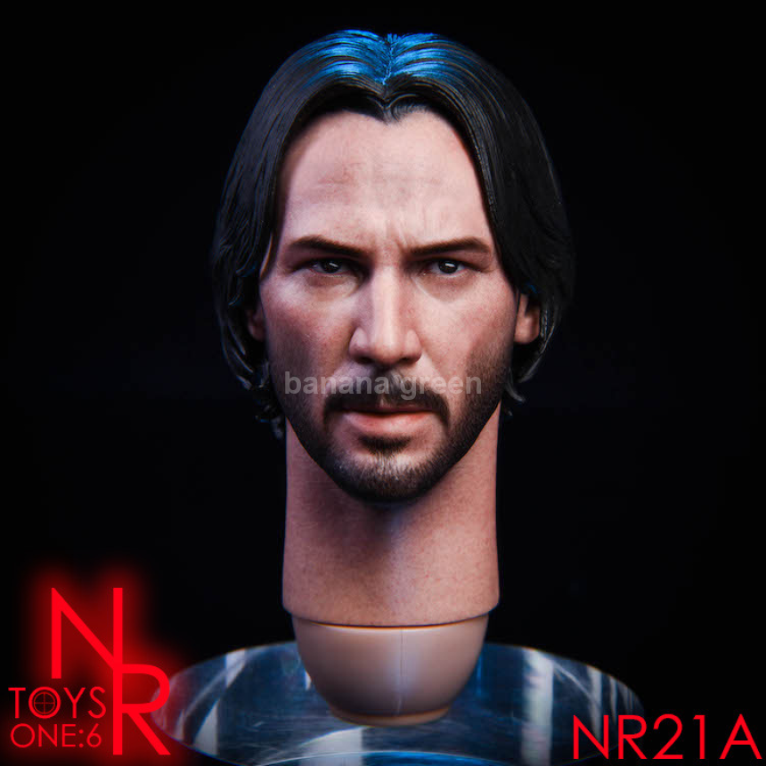 NRTOYS 1/6 존윅2.0 키아누 리브스 피규어 커스텀 헤드 NR21