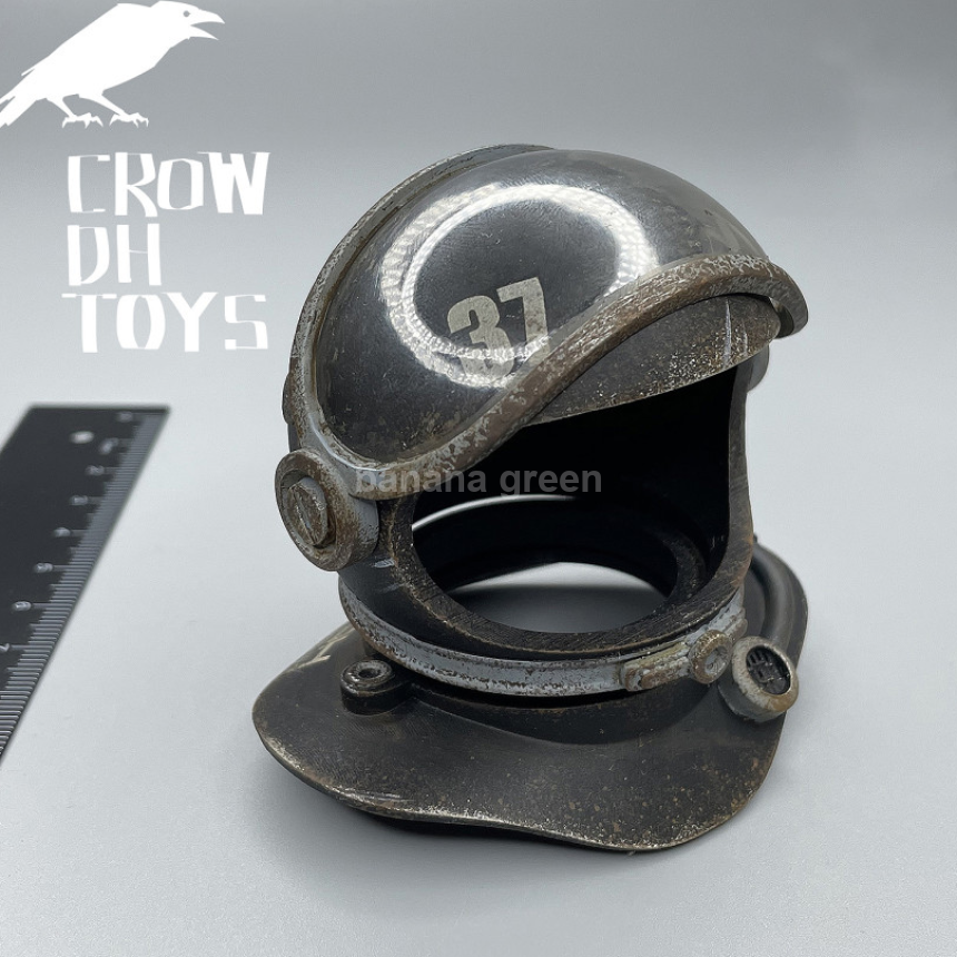 CROWTOYS 1/6 우주 비행사 헬멧 잠수복 피규어 소품 루즈