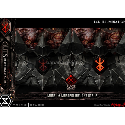 (현물)베르세르크(Prime1 P1S STUDIO) LED 1/3 슈퍼 MMBR-03 일반판 피의 갑주 광전사 가츠 한정판 레진