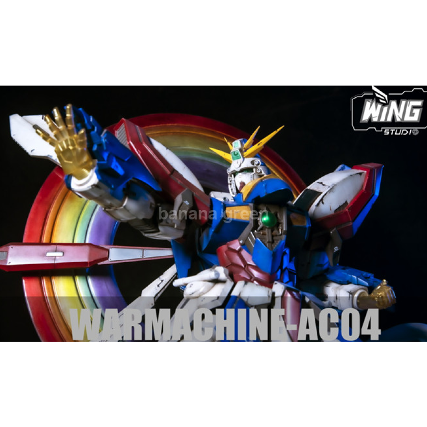 건담(Wing(윙)-STUDIO)-LED War Machine AC-04 갓 건담 샤이닝핑거 Ver. 리미티드 GK 레진 피규어