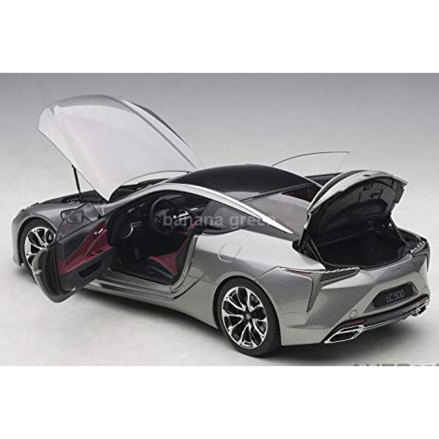 AUTOart 오토아트 1/18 렉서스 LC500 티타늄실버 인테리어 컬러: 다크로즈