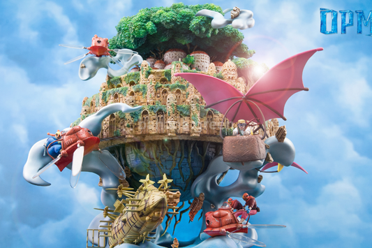 (현물)천공의성라퓨타(OPM STUDIO) 천공의성 라퓨타 한정판 레진 피규어