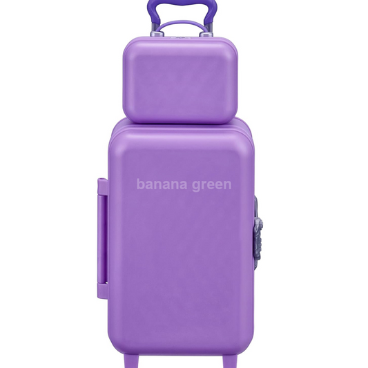 리얼리틀 미니 여행용 가방 캐리어 피규어 세트 퍼플