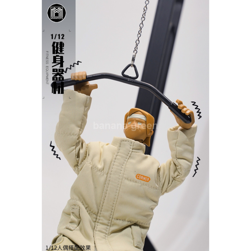 (출시) mmmtoys M2307 피트니스 헬스 피규어 디오라마 1/12
