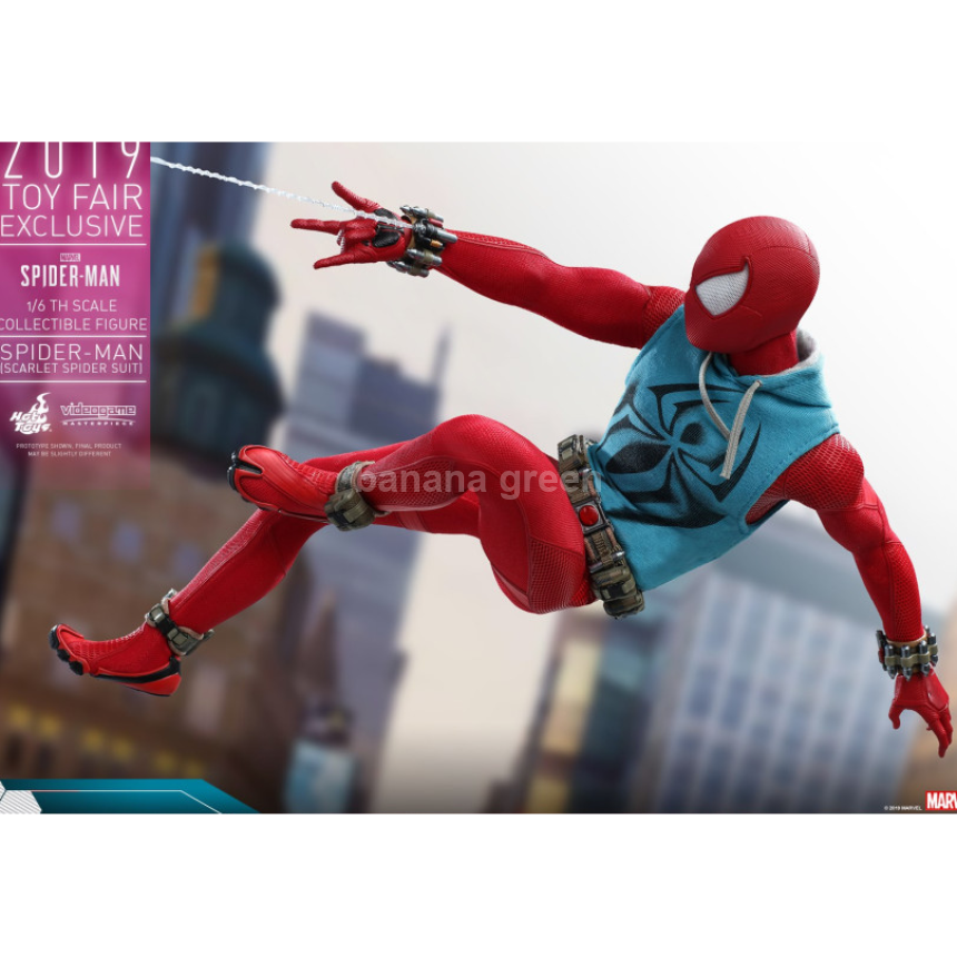 핫토이 HOTTOYS VGM34 마블 스파이더맨 1/6 스칼렛수트