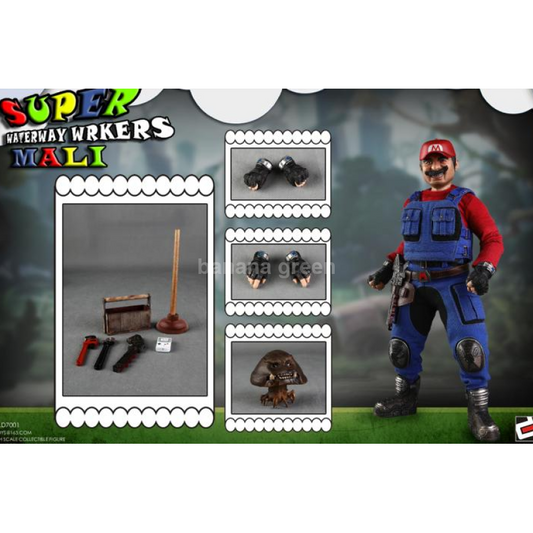 D7TOYS 1/6 슈퍼 마리오 브라더스 D7001 D7002