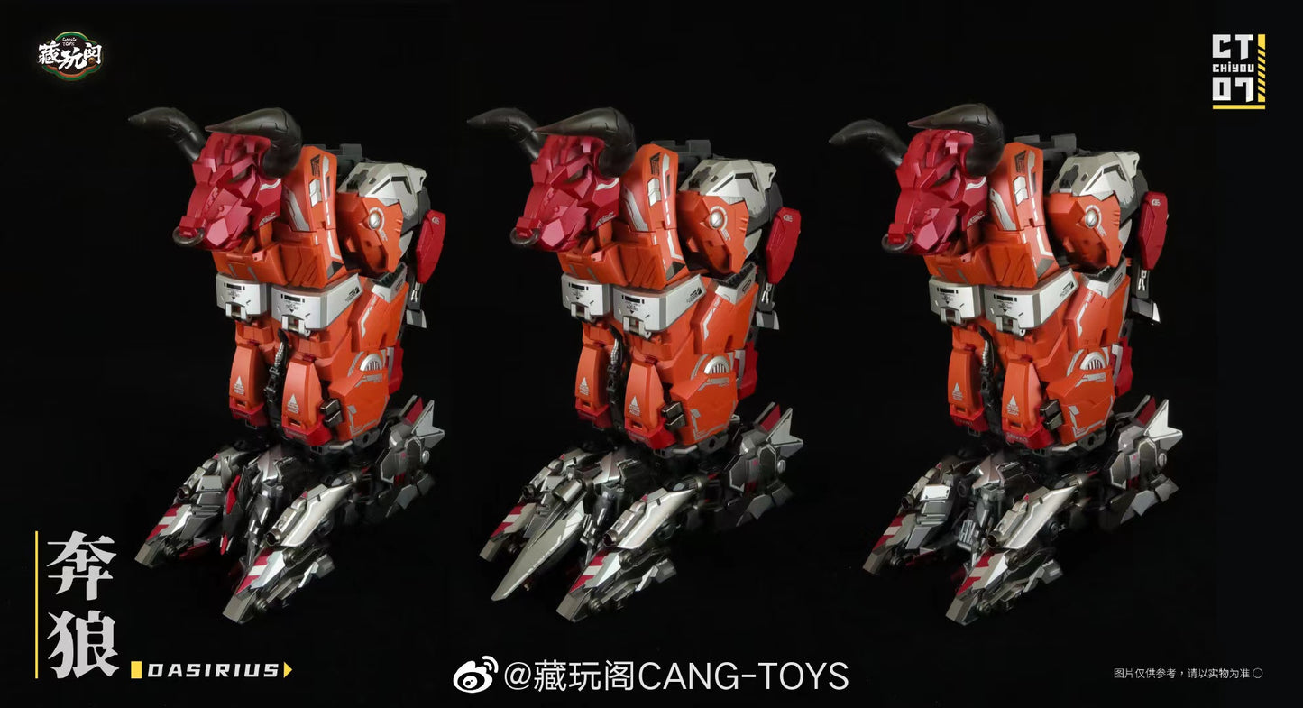 트랜스포머 CANG TOYS CT-04 비스티커스 레이저클로 + CT-07 다시리우스 2종 세트