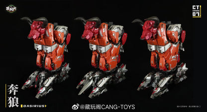 트랜스포머 CANG TOYS CT-04 비스티커스 레이저클로 + CT-07 다시리우스 2종 세트