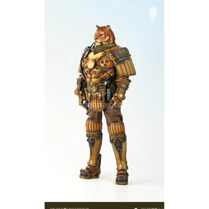 Black13Park B13 블랙13파크 중장특별전투부대 1/6 적호 호랑이