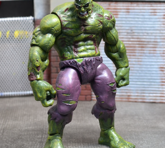 DST 셀렉트 어벤져스 좀비 관절피규어 헐크