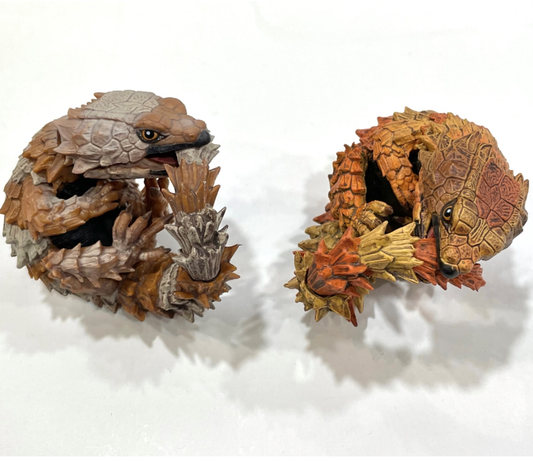 소타 SO-TA 납테일 아르마딜로 도마뱀 단고무시 가챠 캡슐 가샤폰 4종세트