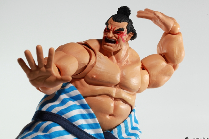 Storm Toys 스톰 토이즈 스트리트 파이터 1/12 혼다 때밀이 피규어 의상