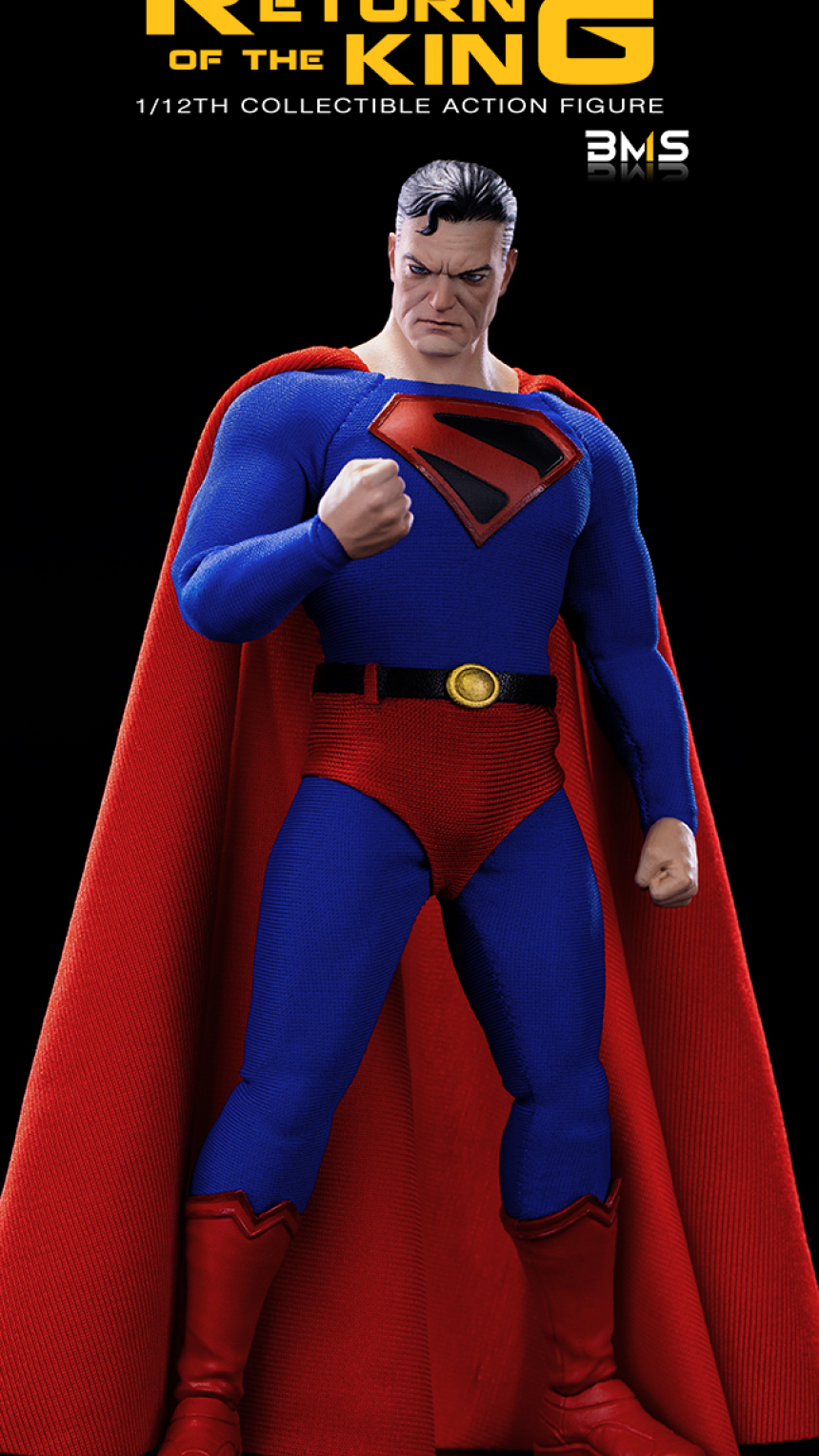 BMS 저스티스리그 슈퍼맨 1/12 DC 히어로 액션피규어