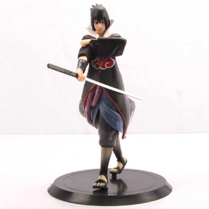 나루토 애니메이션 Uchiha Sasuke 우치하 반 PVC 피규어 16cm