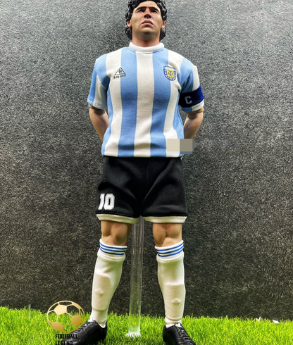 CR7 스튜디오 아르헨티나 국대 1/6 디에고 마라도나 신의손 커스텀 축구 피규어