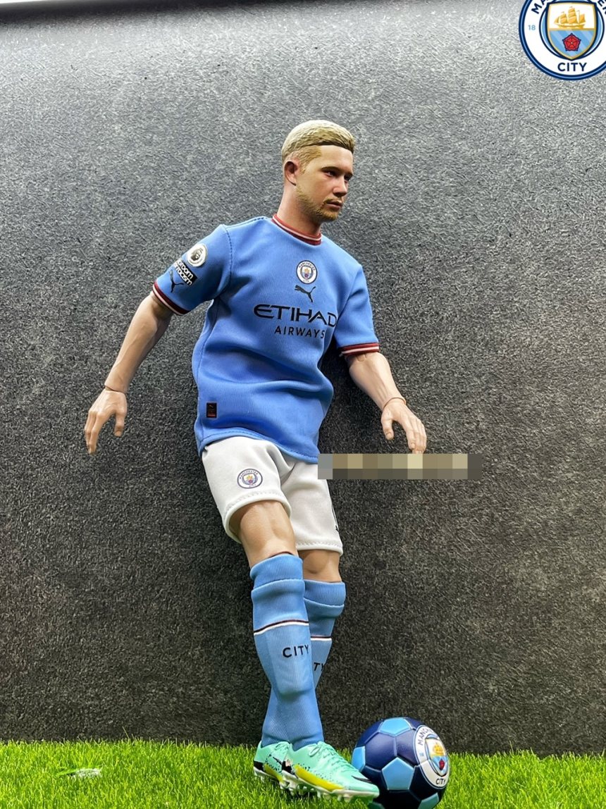 CR7 스튜디오 맨체스터 시티 1/6 케빈 더 브라위너 축구 스포츠 피규어