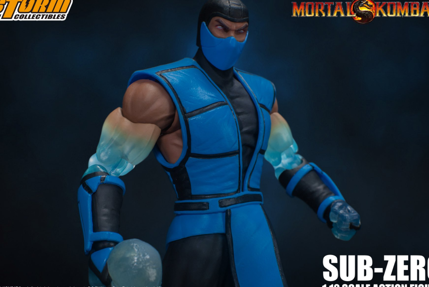 Storm Collectibles 모탈컴뱃 1/12 서브제로 블루닌자 디럭스 액션피규어