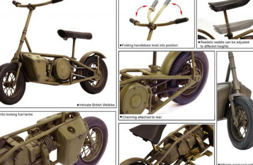 British Welbike Dragon 1/6 2차대전 영국 윌바이크 조립 프라모델