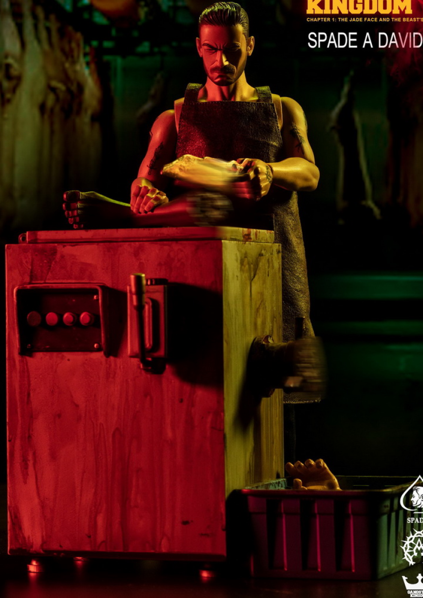 DAMTOYS 댐토이즈 갱스터 킹덤 스페이드A 에이스 데이비드 베컴 느와르 액션피규어