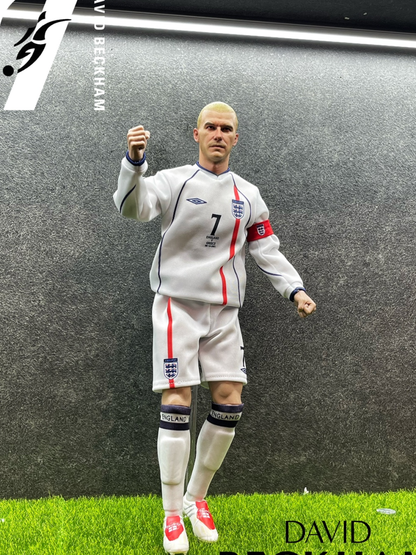 CR7 스튜디오 잉글랜드 삭발 빡빡이 헤어 1/6 데이비드 베컴 축구피규어