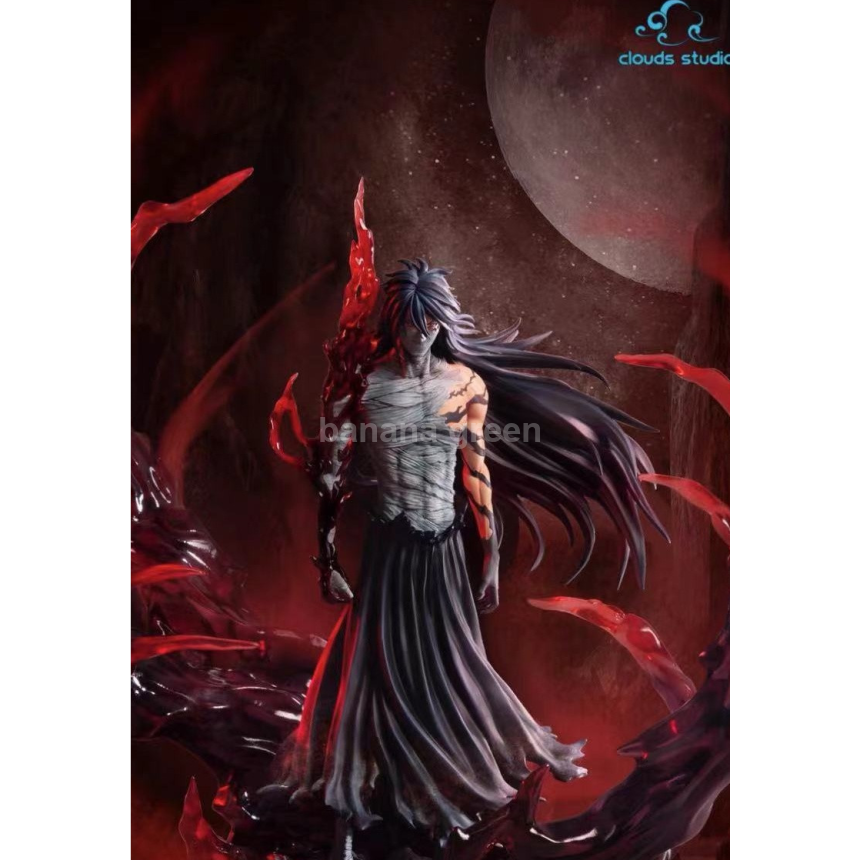 블리치(Clouds(CS)-STUDIO)-사신대행 무월 Ver. 쿠로사키 이치고 GK 레진 피규어
