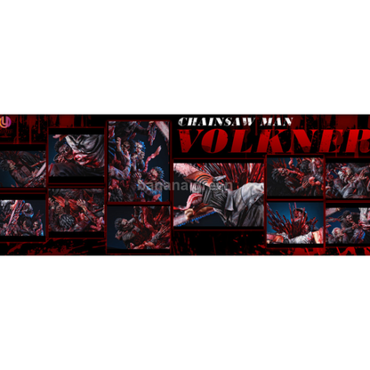 (현물)체인소맨(YoYo STUDIO) LED 체인소의 악마 덴지 한정판 레진 피규어