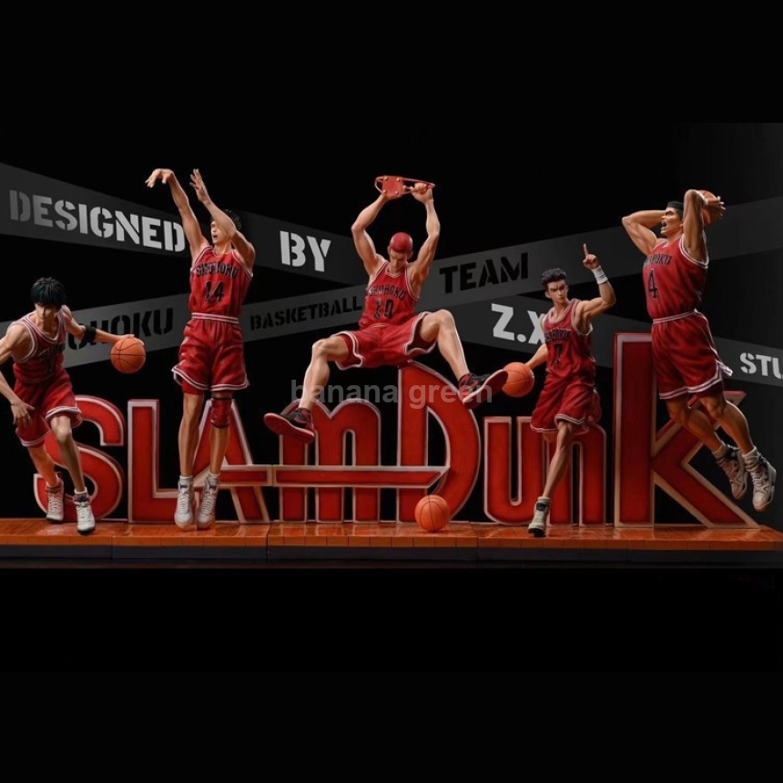 슬램덩크(ZhenXiang(ZX)-STUDIO)-북산고 5인방 강백호 송태섭 정대만 서태웅 채치수 리미티드 GK 레진