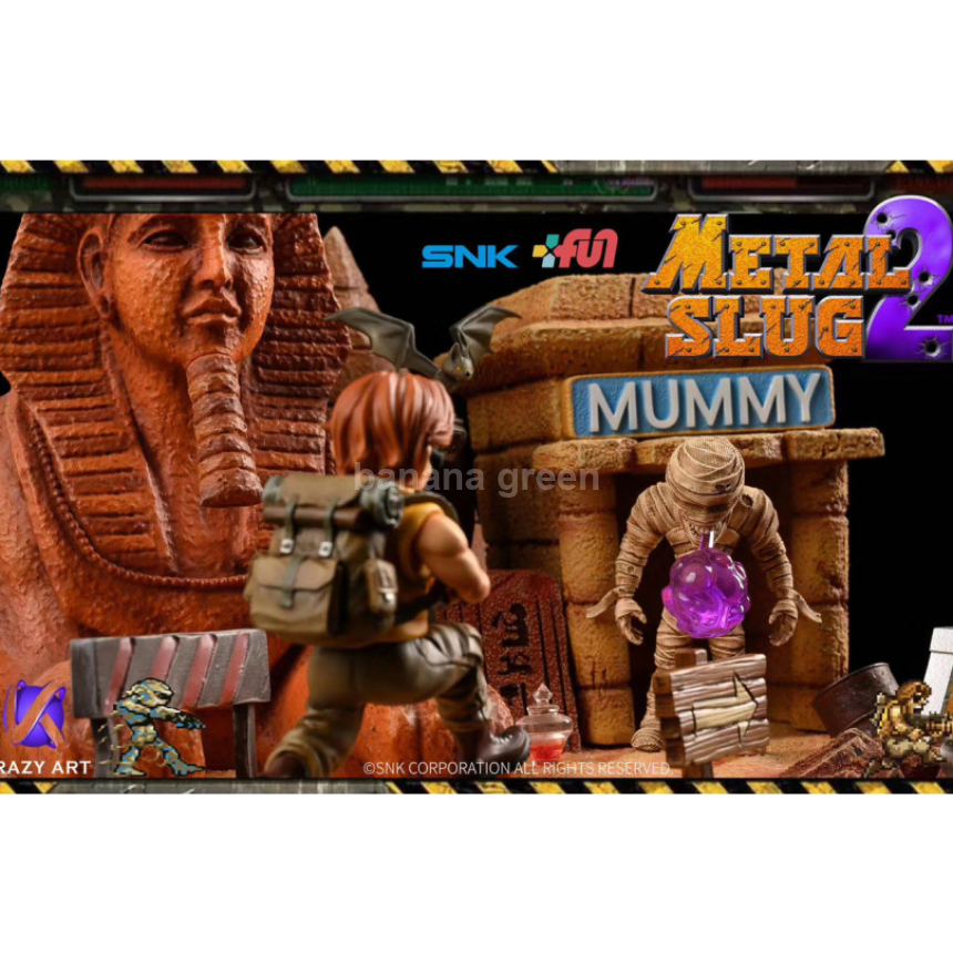 메탈슬러그(KrazyArt STUDIO) SNK 1탄 미이라 무덤 GK 레진 피규어