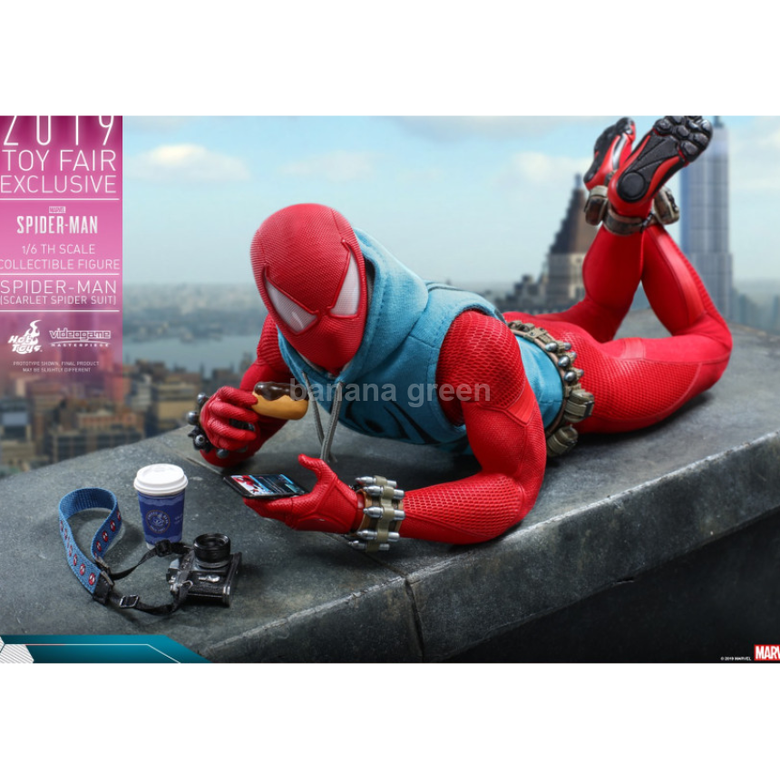 핫토이 HOTTOYS VGM34 마블 스파이더맨 1/6 스칼렛수트