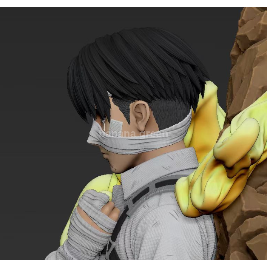 (현물)진격의거인(Freedom STUDIO) 병장 리바이 아커만 한정판 레진 피규어